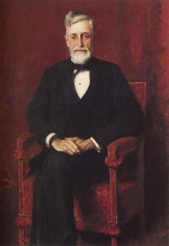 William Merritt Chase Old man oil painting picture
